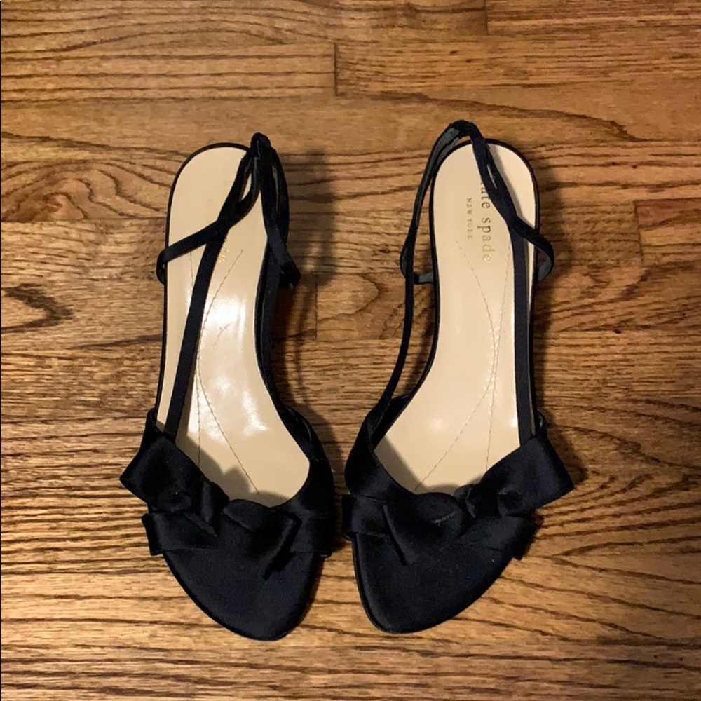 Kate Spade Kitten black heels